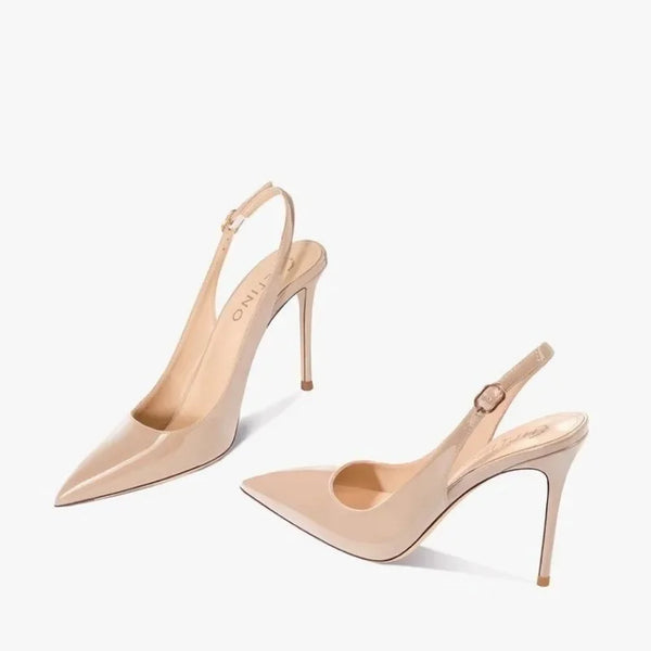 Sexy Pointed Toe Patent Strappy Party Sandals For Women